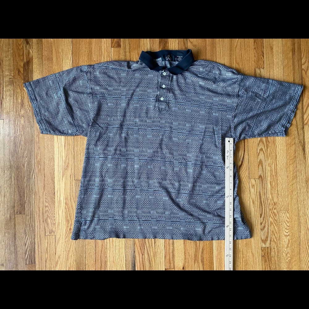 Ebro L’uomo XL Geometric Pattern Polo